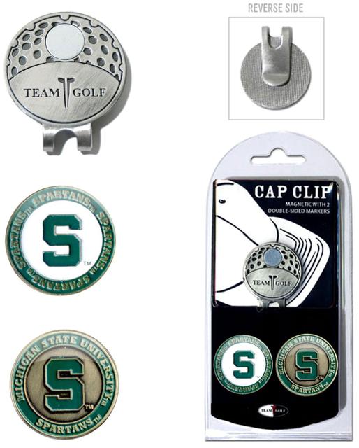 22347 Michigan State University Golf Ball Marker Hat Clip