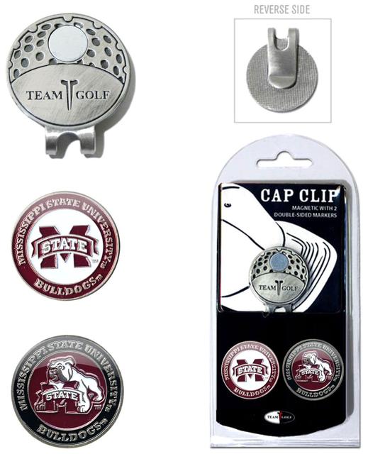 24847 Mississippi State University Golf Ball Marker Hat Clip