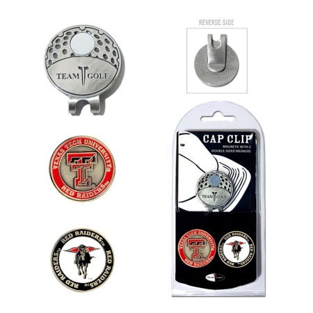 25147 Texas Tech University Golf Ball Marker Hat Clip