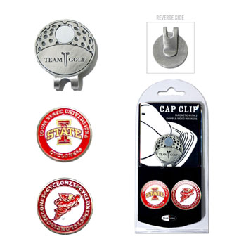 25947 Iowa State University Golf Ball Marker Hat Clip