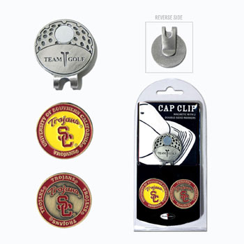 USC Trojans Golf Ball Marker Hat Clip
