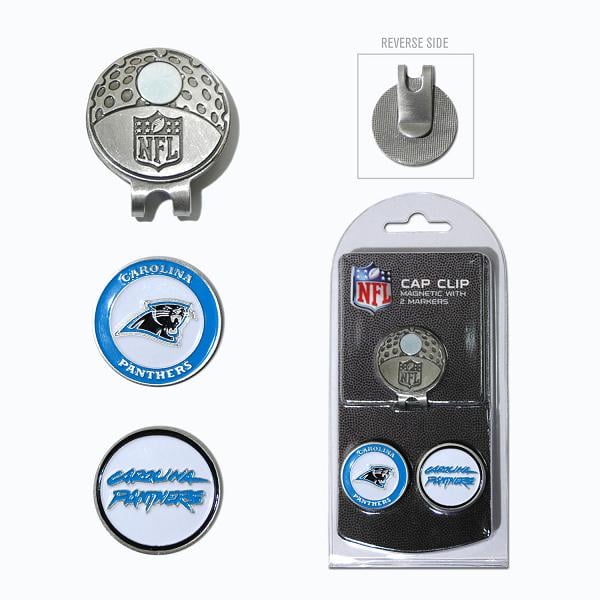 Picture of Team Golf 30447 Carolina Panthers Golf Ball Marker Hat Clip