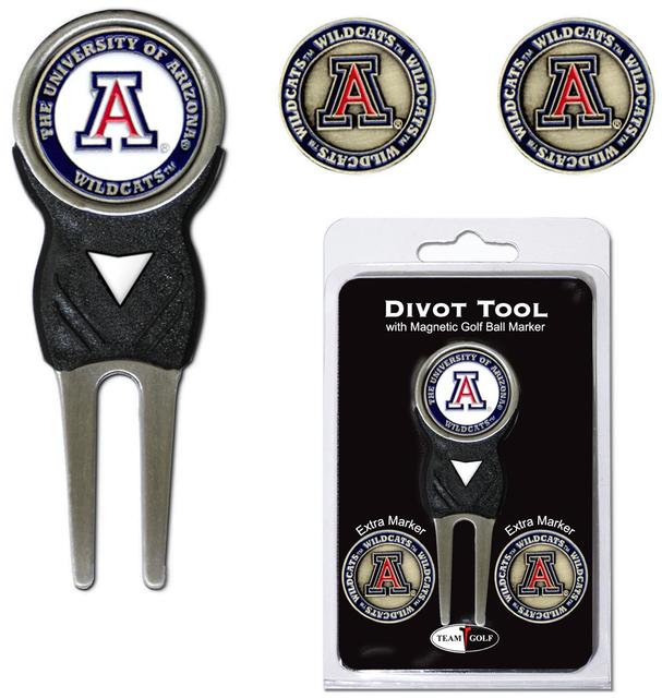 Picture of Team Golf 20245 Arizona Wildcats Divot Tool Pack with Signature tool