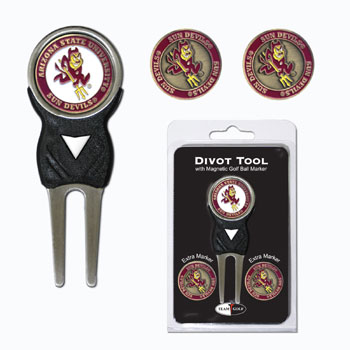 Picture of Team Golf 20345 Arizona State University Divot Tool Pack with Signature tool