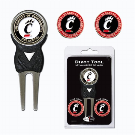 24045 Cincinnati Bearcats Divot Tool Pack with Signature tool