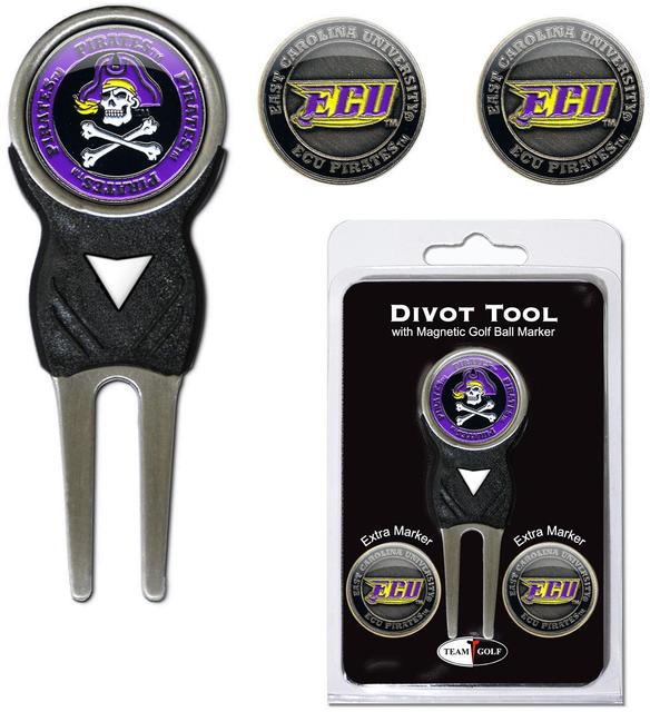 24645 University of East Carolina Divot Tool Pack with Signature tool