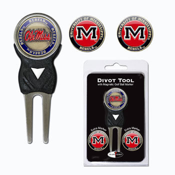 24745 University of Mississippi Divot Tool Pack with Signature tool