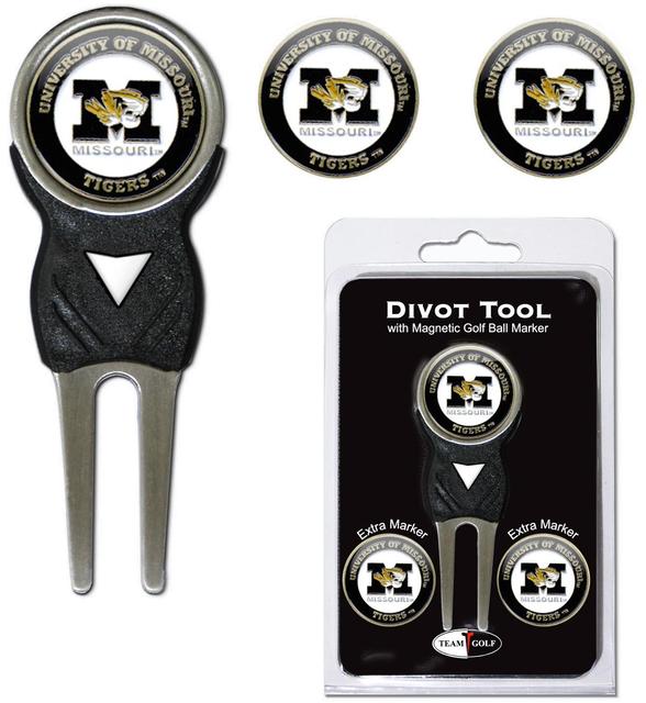 24945 Missouri Tigers Divot Tool Pack with Signature tool