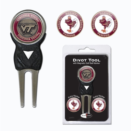 25545 Virginia Tech University Divot Tool Pack with Signature tool