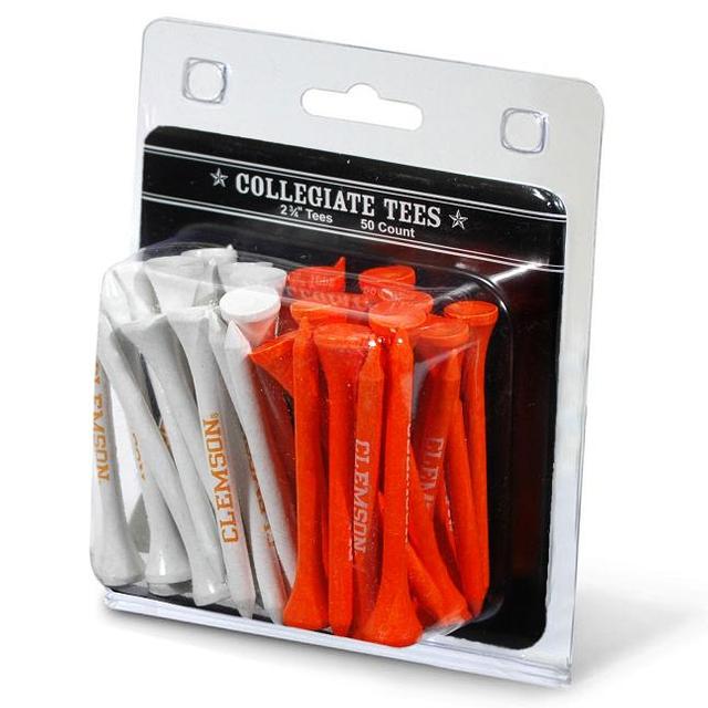 Picture of Team Golf 20655 Clemson University 50 Imprinted Tee Pack