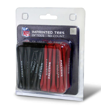 Picture of Team Golf 30155 Atlanta Falcons 50 Imprinted Tee Pack
