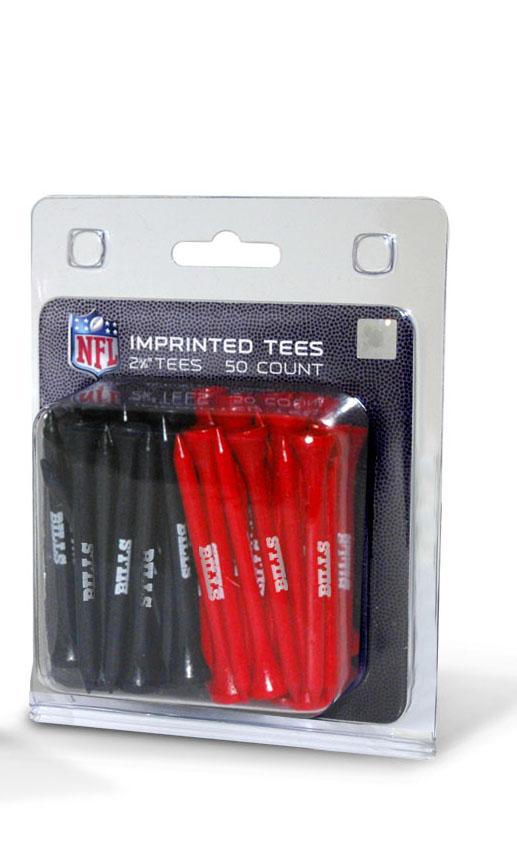 Picture of Team Golf 30355 Buffalo Bills 50 Imprinted Tee Pack
