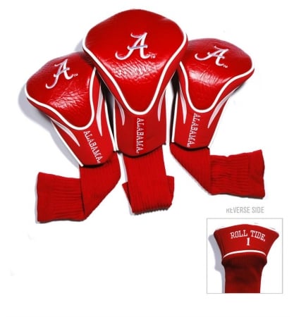 Picture of Team Golf 20194 Alabama Crimson Tide 3 Pack Contour Fit Headcover