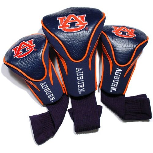 Picture of Team Golf 20594 Auburn University 3 Pack Contour Fit Headcover