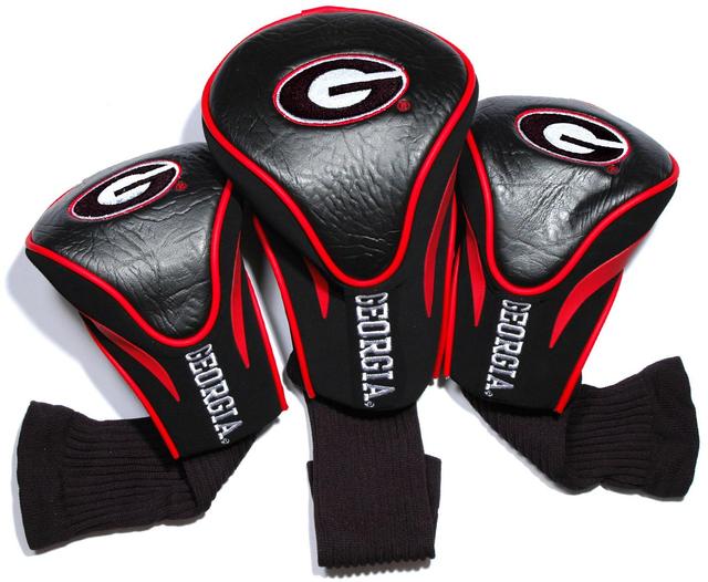 Team Golf - Georgia Bulldogs 3-Pack Contour Headcover Set - Multicolor
