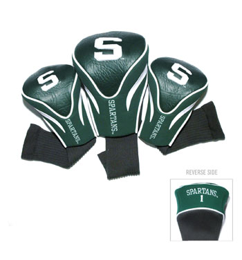 Michigan State University 3 Pack Contour Fit Headcover -  Team Golf, TE565562