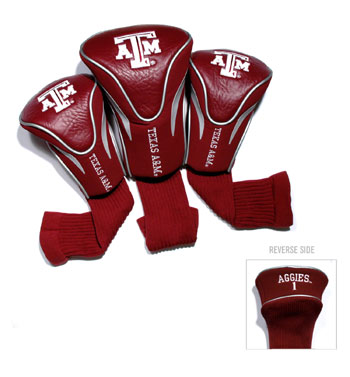 Texas A&M University 3 Pack Contour Fit Headcover