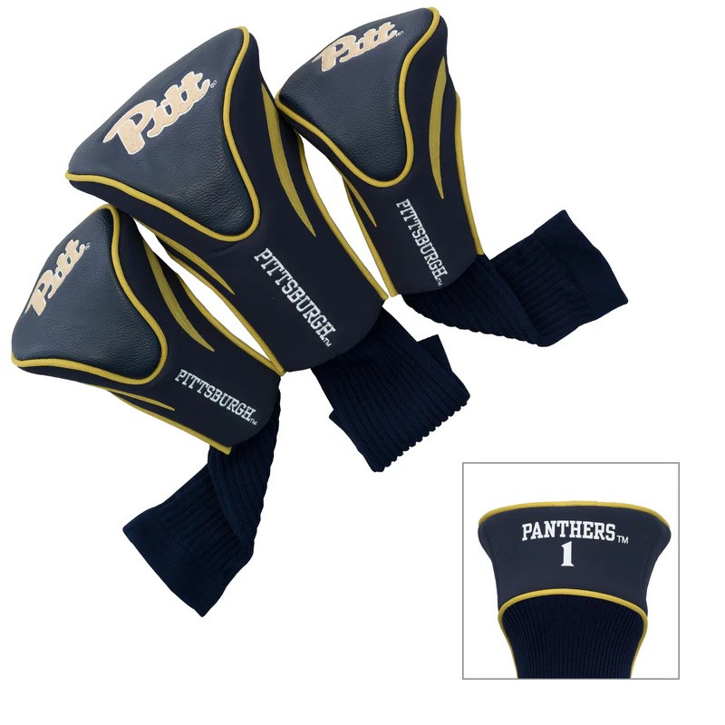 23794 University of Pittsburgh 3 Pack Contour Fit Headcover
