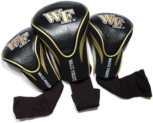 23894 Wake Forest University 3 Pack Contour Fit Headcover
