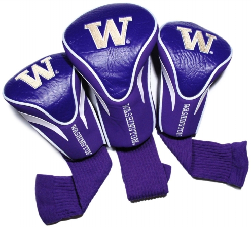 University of Washington 3 Pack Contour Fit Headcover