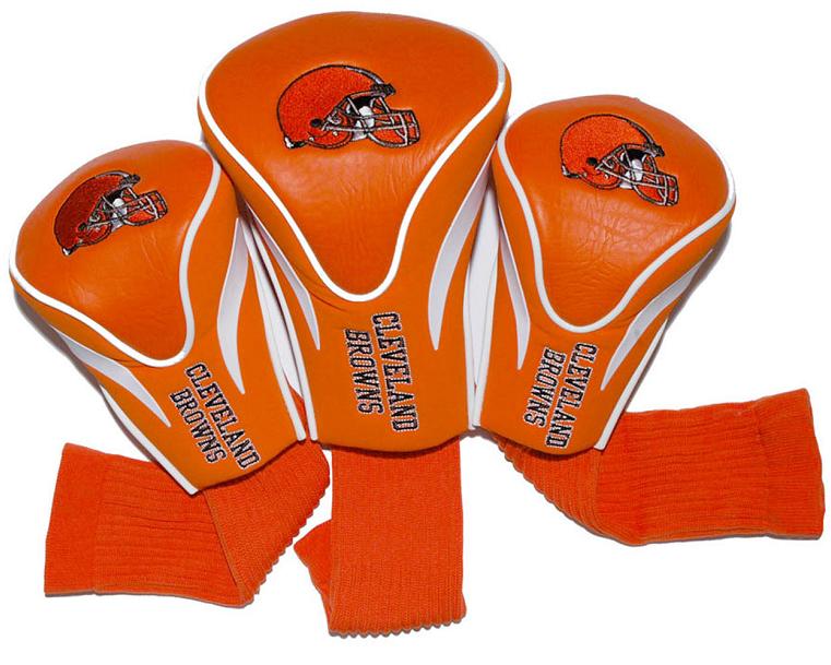 30794 Cleveland Browns 3 Pack Contour Fit Headcover