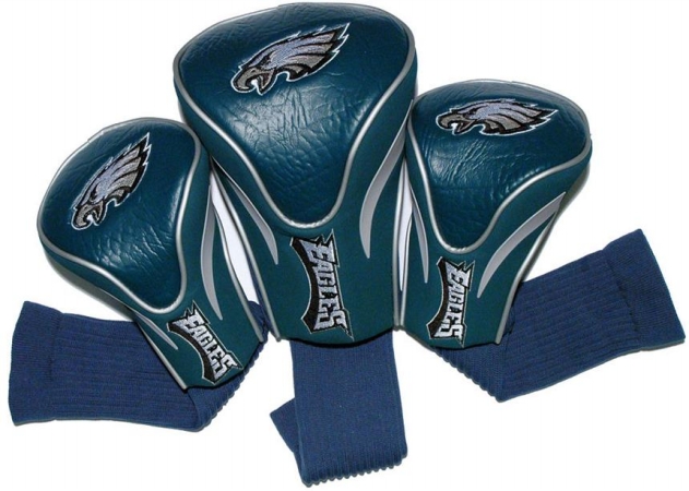 Philadelphia Eagles 3 Pack Contour Fit Headcover