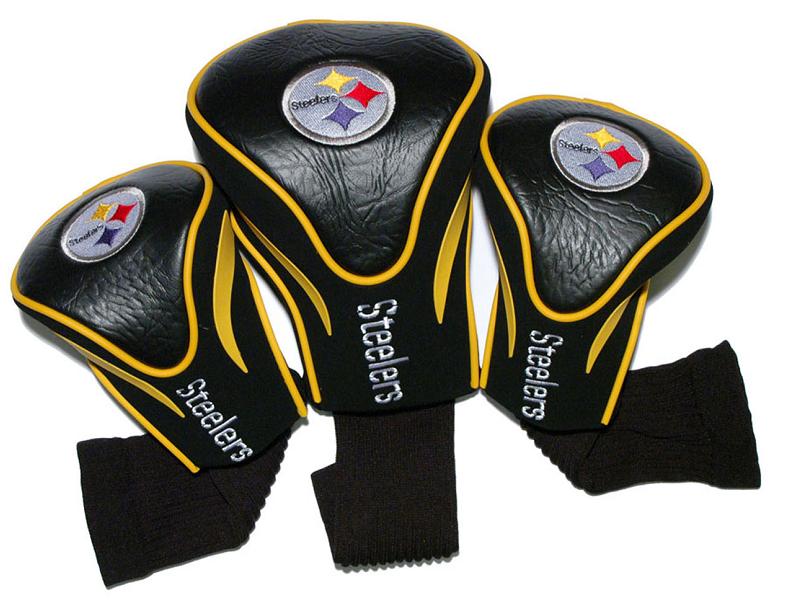 Pittsburgh Steelers 3 Pack Contour Fit Headcover -  Team Golf, TE565597