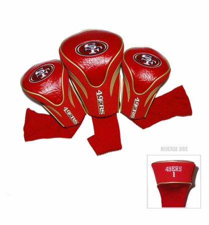 San Fransisco 49ERS 3 Pack Contour Fit Headcover