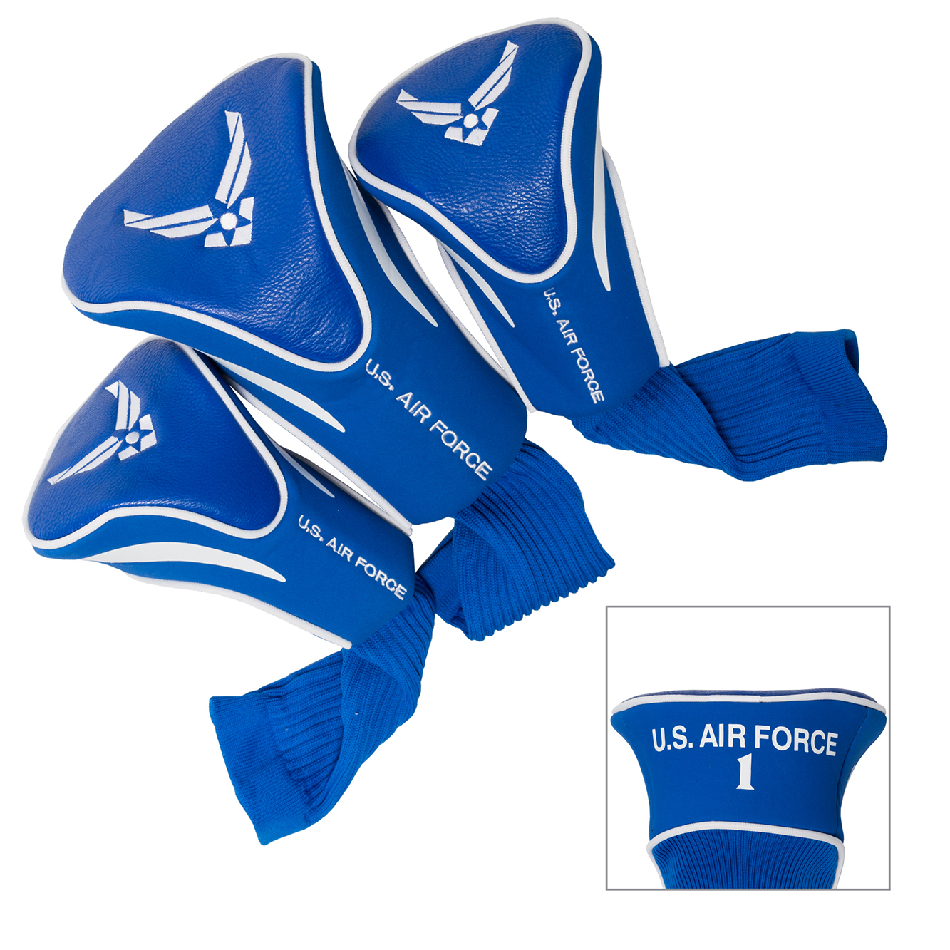 US Airforce 3 Pack Contour Fit Headcover