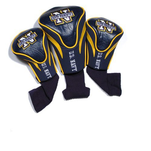 Team Golf 63894 US Navy 3 Pack Contour Fit Headcover
