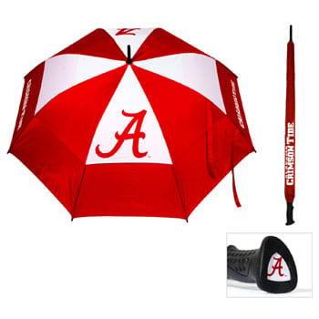 Picture of Team Golf 20169 Alabama Crimson Tide 62 in. Double Canopy Umbrella
