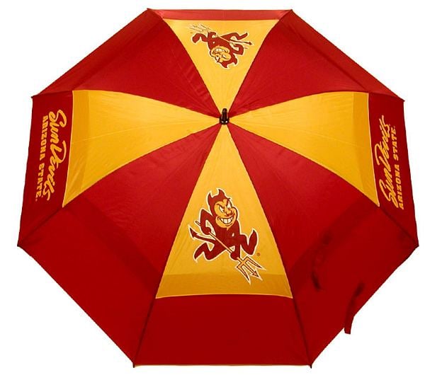 Picture of Team Golf 20369 Arizona State University 62 in. Double Canopy Umbrella