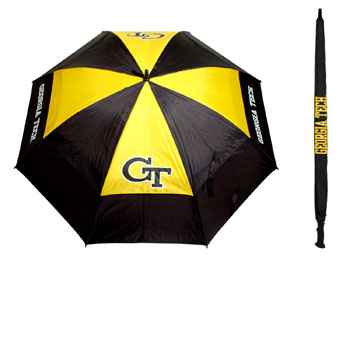 Picture of Team Golf 21269 Georgia Tech University 62 in. Double Canopy Umbrella
