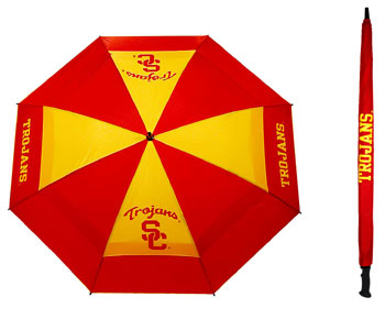USC Trojans 62 in. Double Canopy Umbrella