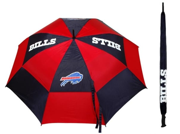 Picture of Team Golf 30369 Buffalo Bills 62 in. Double Canopy Umbrella