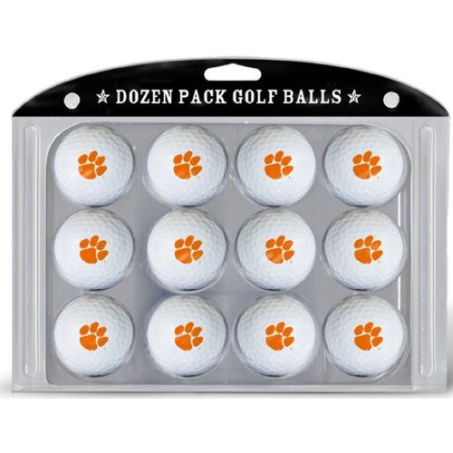 Picture of Team Golf 20603 Clemson Tigers Dozen Ball Pack