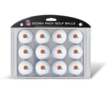 Picture of Team Golf 30703 Cleveland Browns Dozen Ball Pack