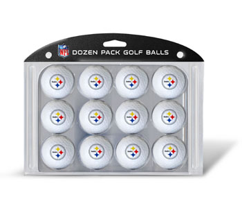 Pittsburgh Steelers 12-Pack Team Golf Ball Set