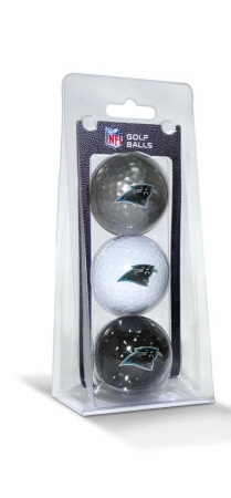 Picture of Team Golf 30405 Carolina Panthers Golf Ball Pack