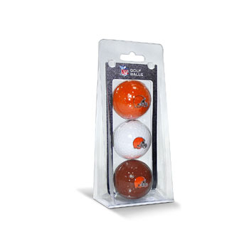 Picture of Team Golf 30705 Cleveland Browns Golf Ball Pack