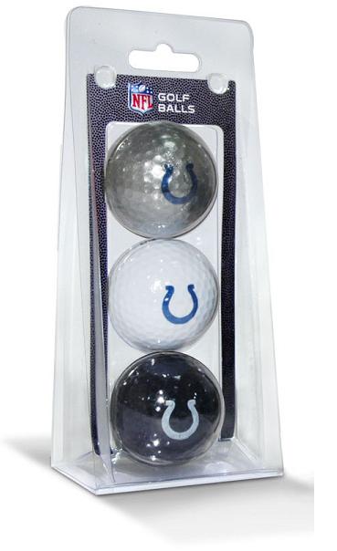 Indianapolis Colts 3-Pack Multi-Colored Team Golf Ball Set