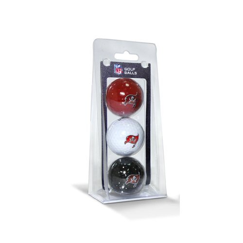 Tampa Bay Buccaneers 3-Pack Multi-Colored Team Golf Ball Set