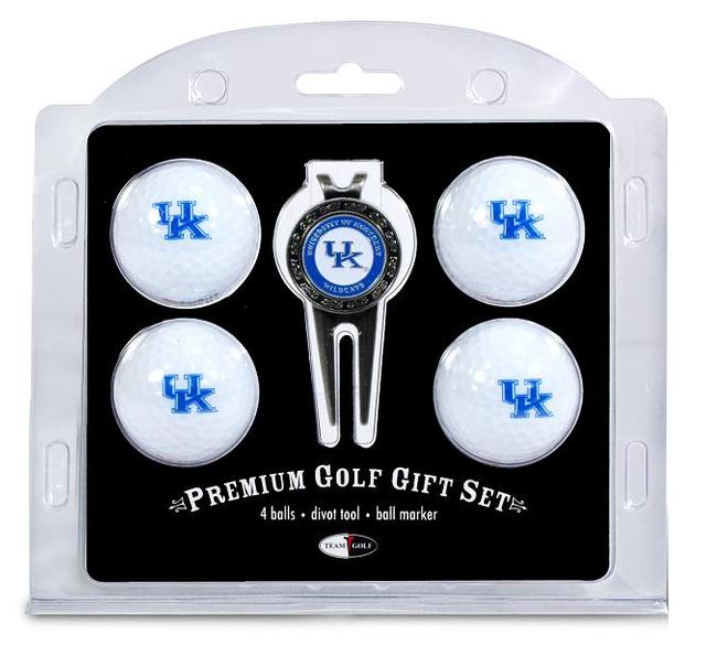 21906 Kentucky Wildcats Pack of 4 Golf Balls and Divet Tool Gift Set