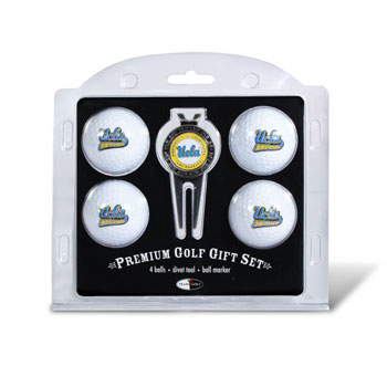 23506 UCLA Bruins Pack of 4 Golf Balls and Divet Tool Gift Set