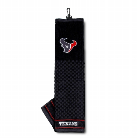 Houston Texans 16" X 22" Tri-Fold Embroidered Scrubber Golf Towel