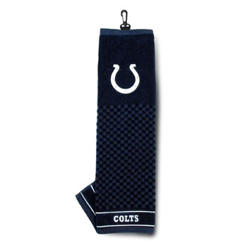Indianapolis Colts 16" X 22" Tri-Fold Embroidered Scrubber Golf Towel