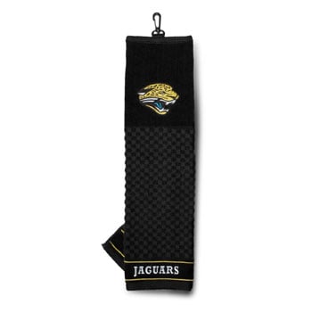 Jacksonville Jaguars 16" X 22" Tri-Fold Embroidered Scrubber Golf Towel