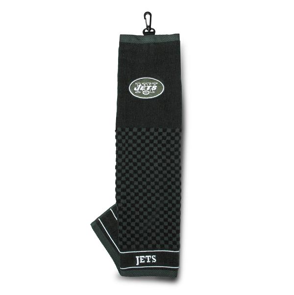 New York Jets 16" X 22" Tri-Fold Embroidered Scrubber Golf Towel