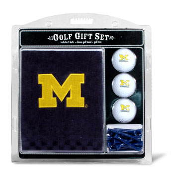 Michigan Wolverines Embroidered Towel Gift Set