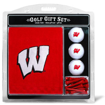 Wisconsin Badgers Embroidered Towel Gift Set